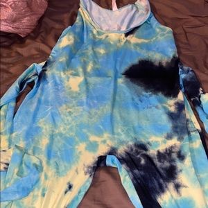 Tie Dye Romper Jumpsuit